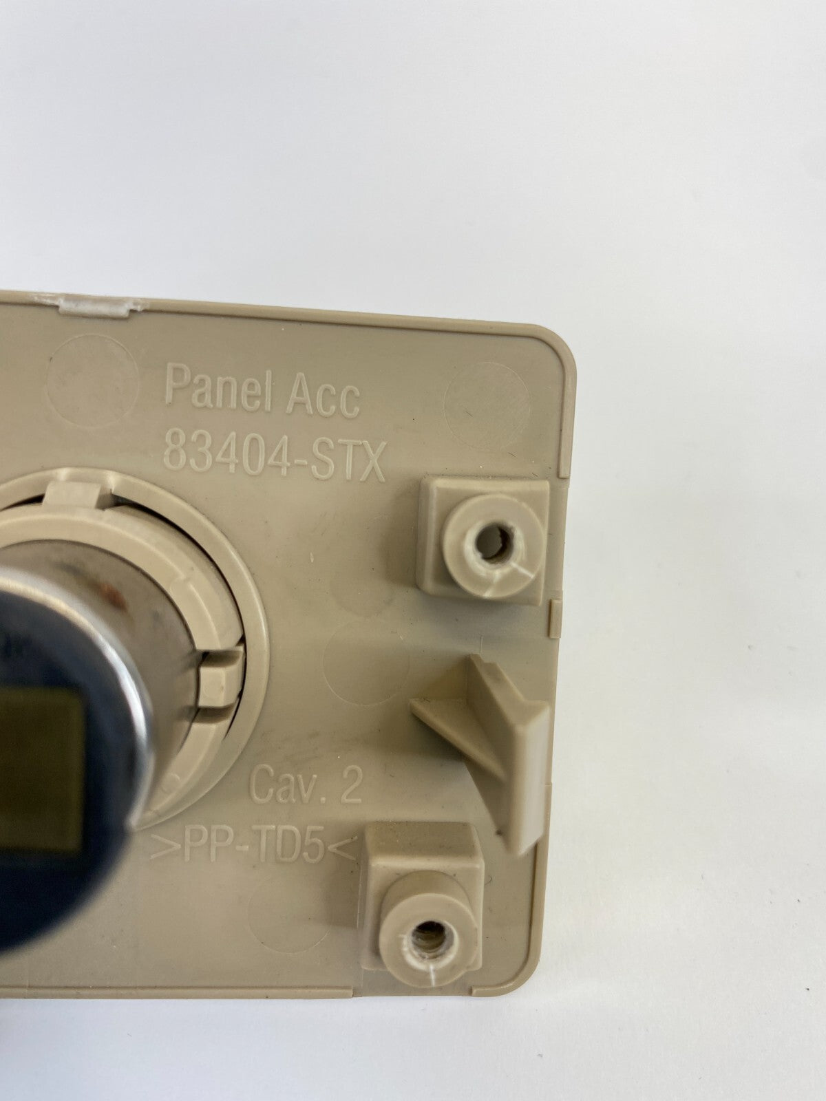 07-13 Acura MDX Center Console Power Outlet Socket Trim Cover Bezel 83404STX OEM