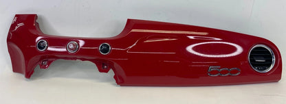 2012-2015 Fiat 500 Dash Trim Bezel Panel With Air Vent & Switches 1SC361R1AC OEM
