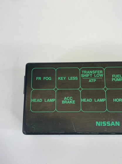 2002 NISSAN PATHFINDER 3.5L V6 FUSE BOX RELAY BOX COVER TRIM PANEL OEM