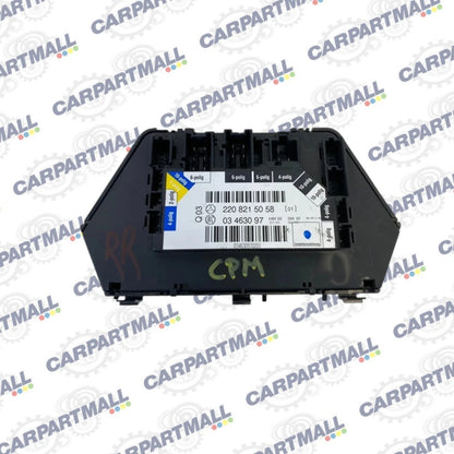 00-05 MERCEDES S430 REAR RIGHT SEAT ADJUSTMENT CONTROL SWITCH MODULE 2208215058