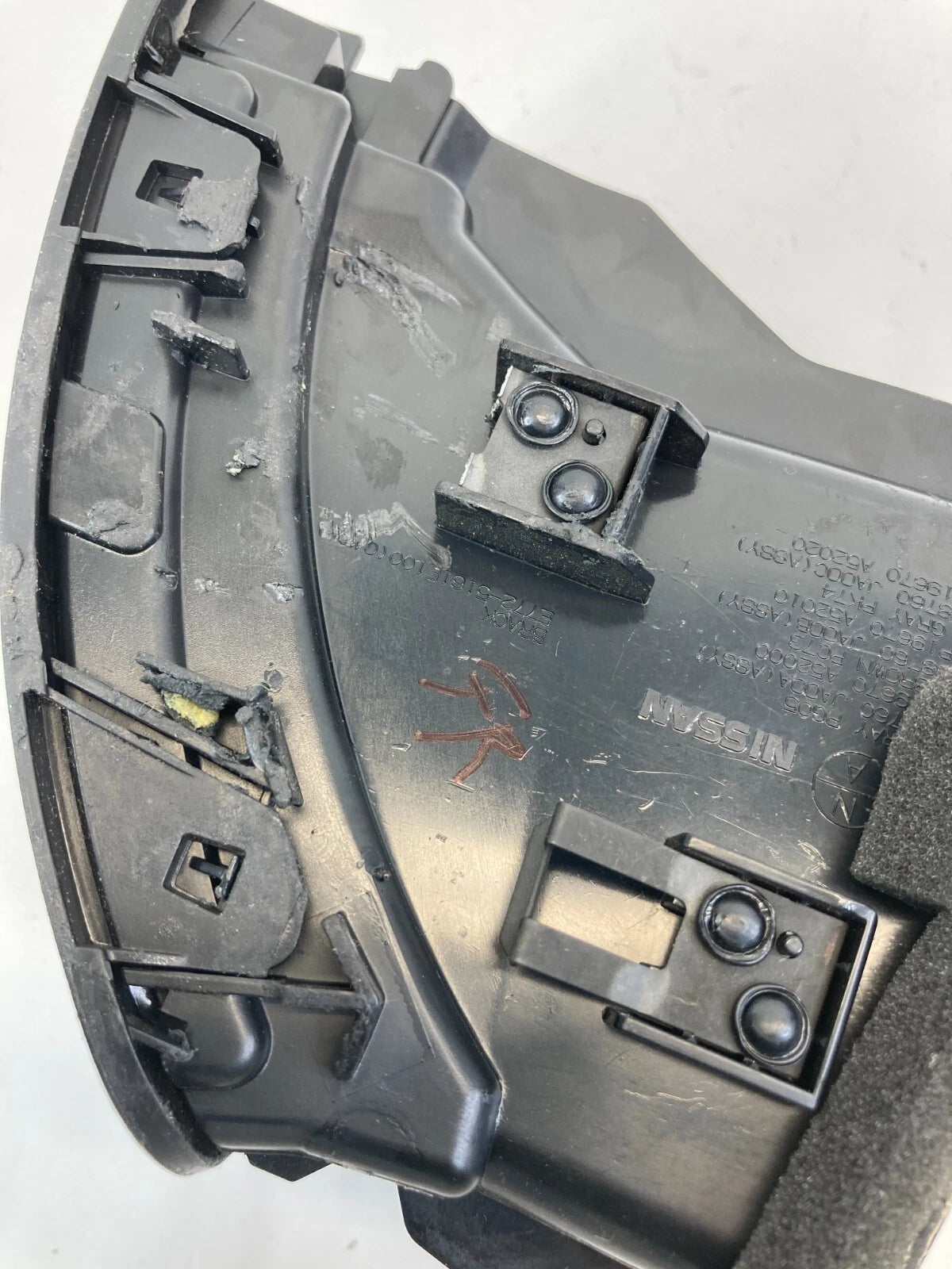 2007-2013 NISSAN ALTIMA FRONT RIGHT DASH A/C AIR VENT GRILLE RH 68760-JA00C OEM