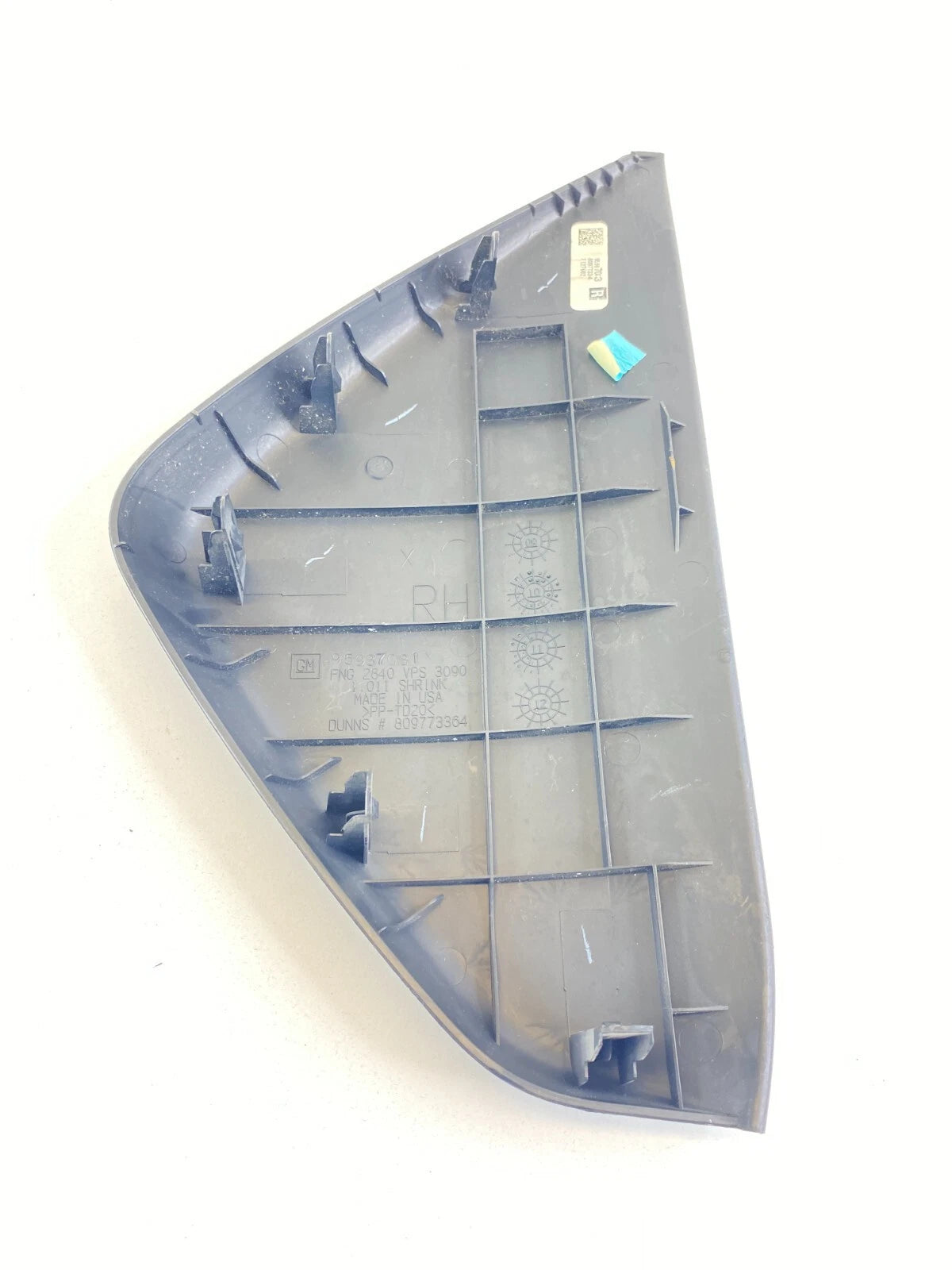 2011-2016 CHEVROLET CRUZE FRONT RIGHT SIDE DASH END CAP PANEL OUTER TRIM COVER