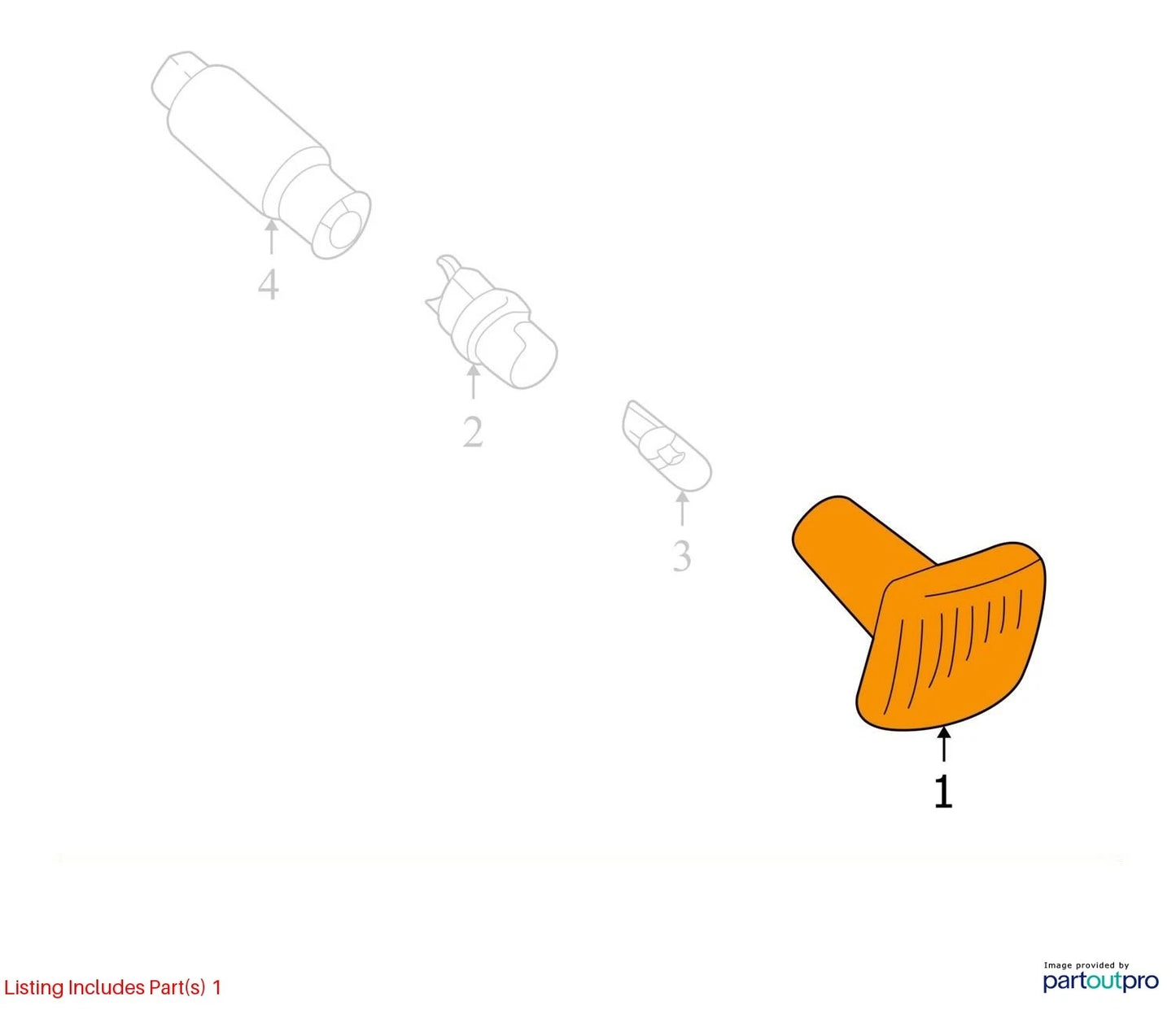 98-01 AUDI A4 A4 QUATTRO TURN SIGNAL LIGHT MARKER FENDER LAMP 4B0949127 OEM