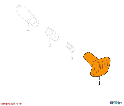 98-01 AUDI A4 A4 QUATTRO TURN SIGNAL LIGHT MARKER FENDER LAMP 4B0949127 OEM