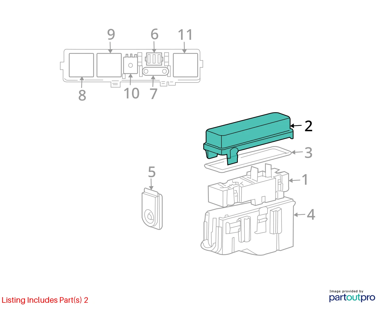 03 04 05 06 07 08 09 10 11 SAAB 9-3 FRONT FUSE RELAY BOX COVER CAP 12788776 OEM