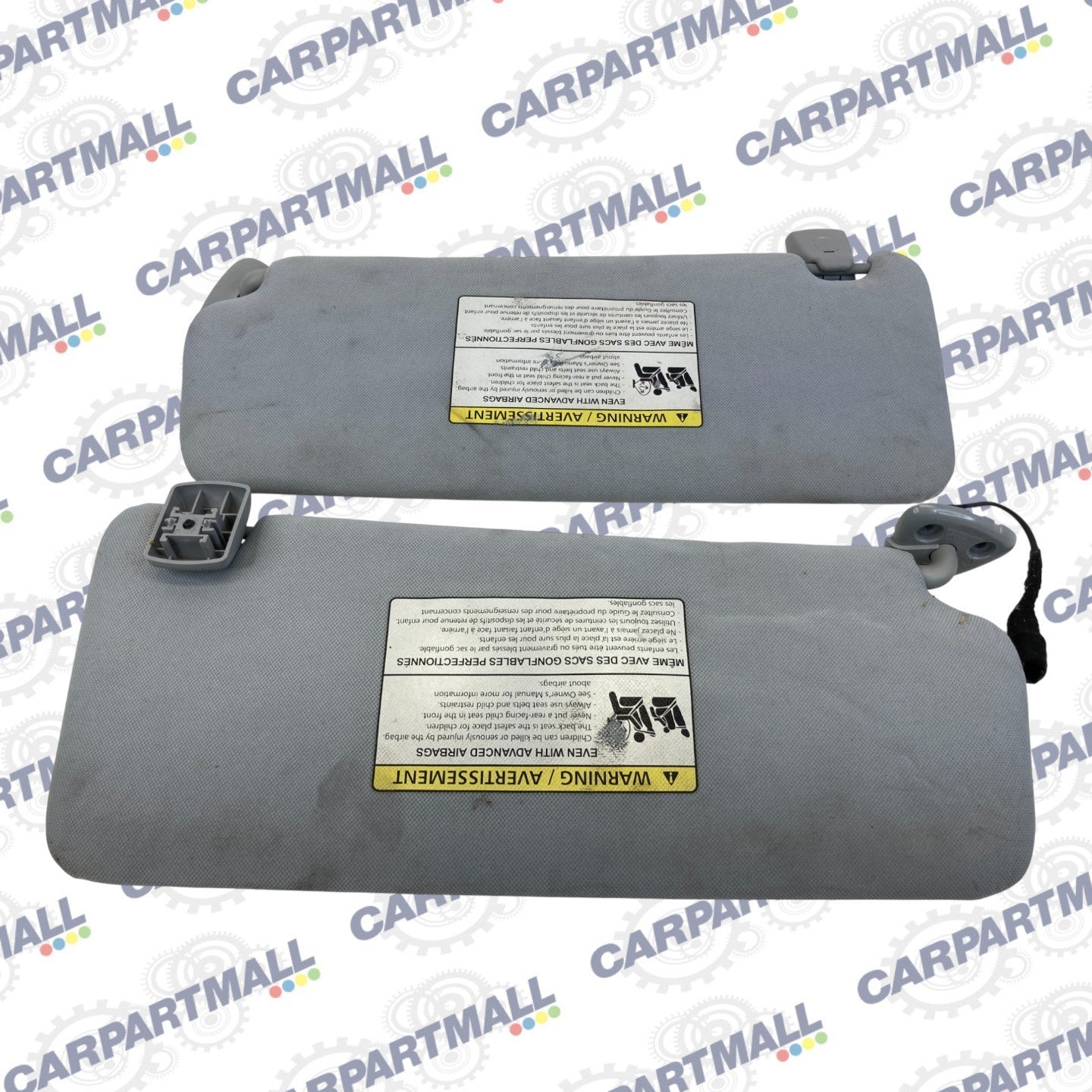 2009-2015 Jaguar XF Sunroof Left & Right Sunvisor Sun Visor Set Pair OEM