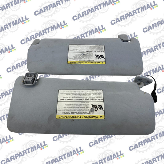 2009-2015 Jaguar XF Sunroof Left & Right Sunvisor Sun Visor Set Pair OEM