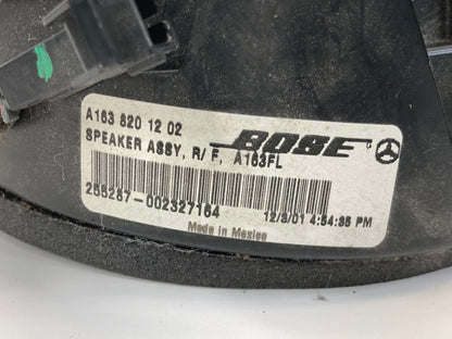 2002 2003 MERCEDES-BENZ ML 320 FRONT RIGHT SIDE DOOR SPEAKER AUDIO A1638201202