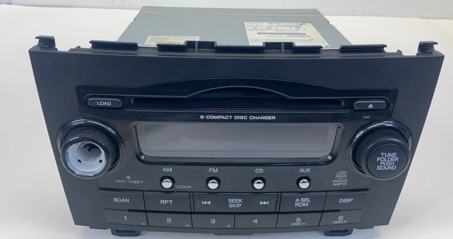2007-2009 HONDA CR-V AM FM RADIO 6 DISC CD CHANGER PLAYER OEM 39100-SWA-A003