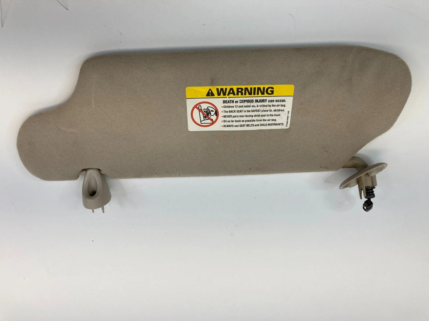 2001-2003 FORD TAURUS MERCURY SABLE RIGHT PASSENGER SUNVISOR SUN VISOR CLOTH TAN