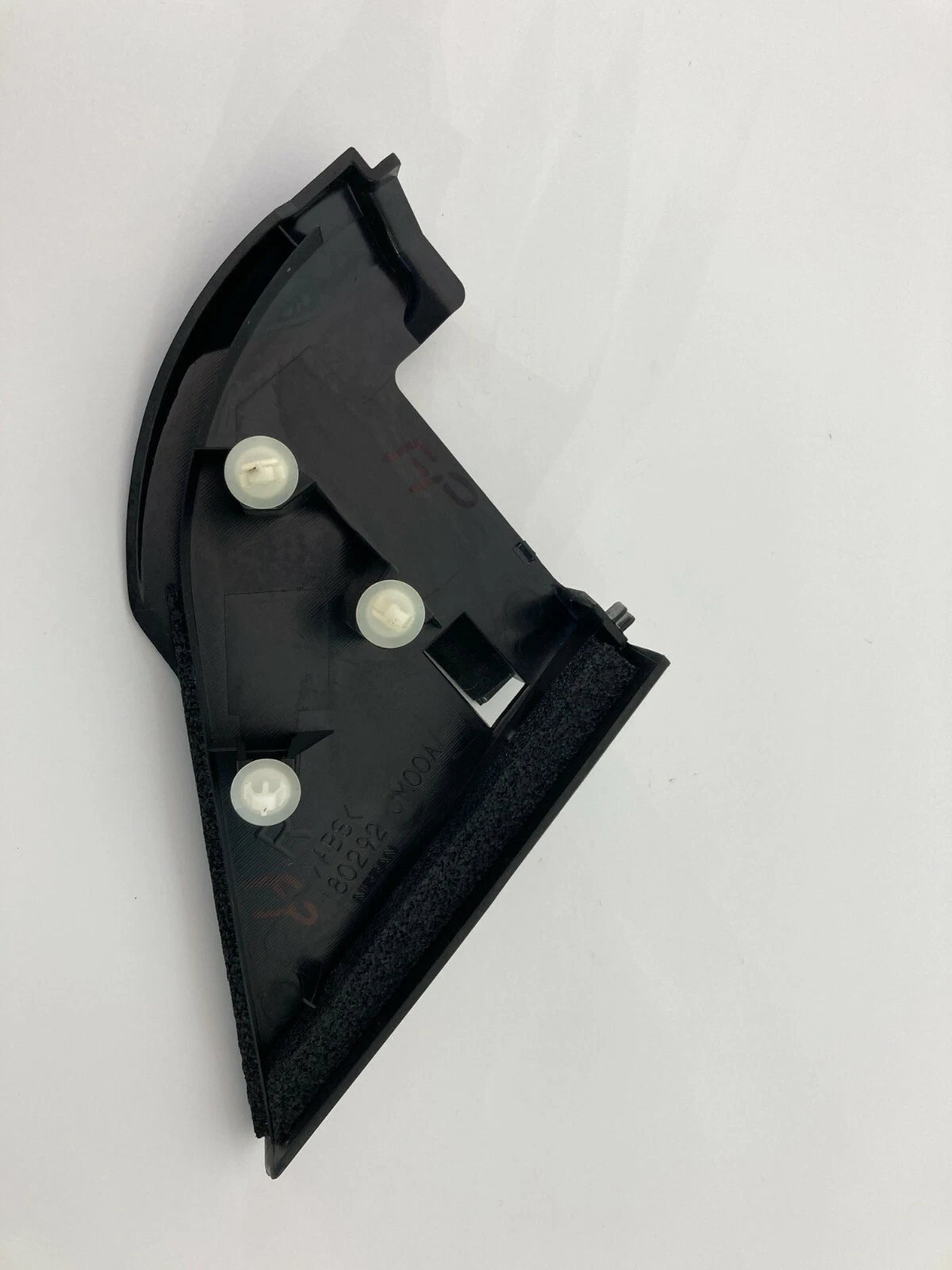 08-13 NISSAN ROGUE FRONT RIGHT INNER DOOR MIRROR COVER BEZEL TRIM 80292-JM00A