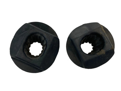 2009-2015 JAGUAR XF RADIATOR HOLDER RUBBER MOUNT BUSHING INSULATOR PAIR SET