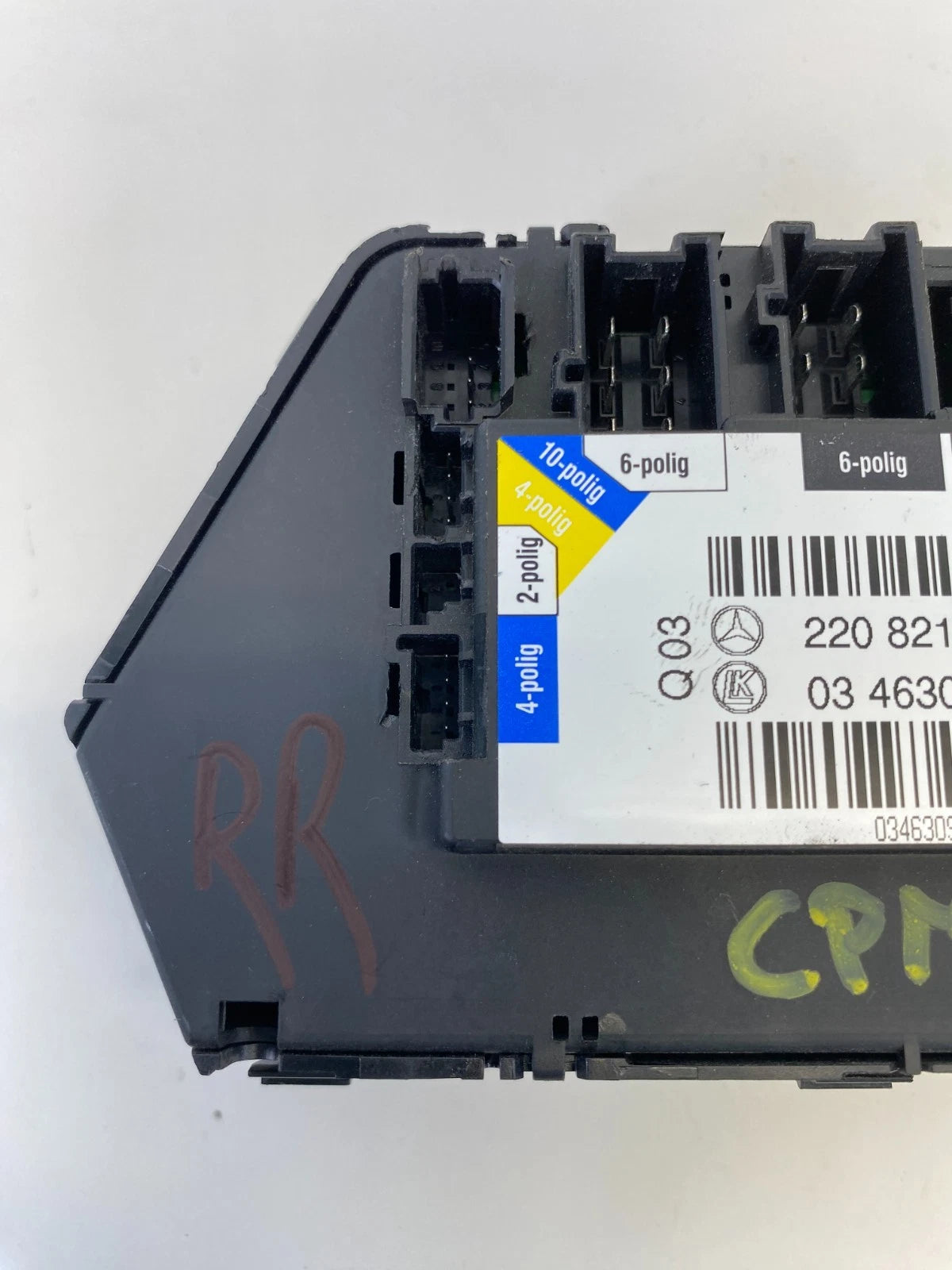 00-05 MERCEDES S430 REAR RIGHT SEAT ADJUSTMENT CONTROL SWITCH MODULE 2208215058