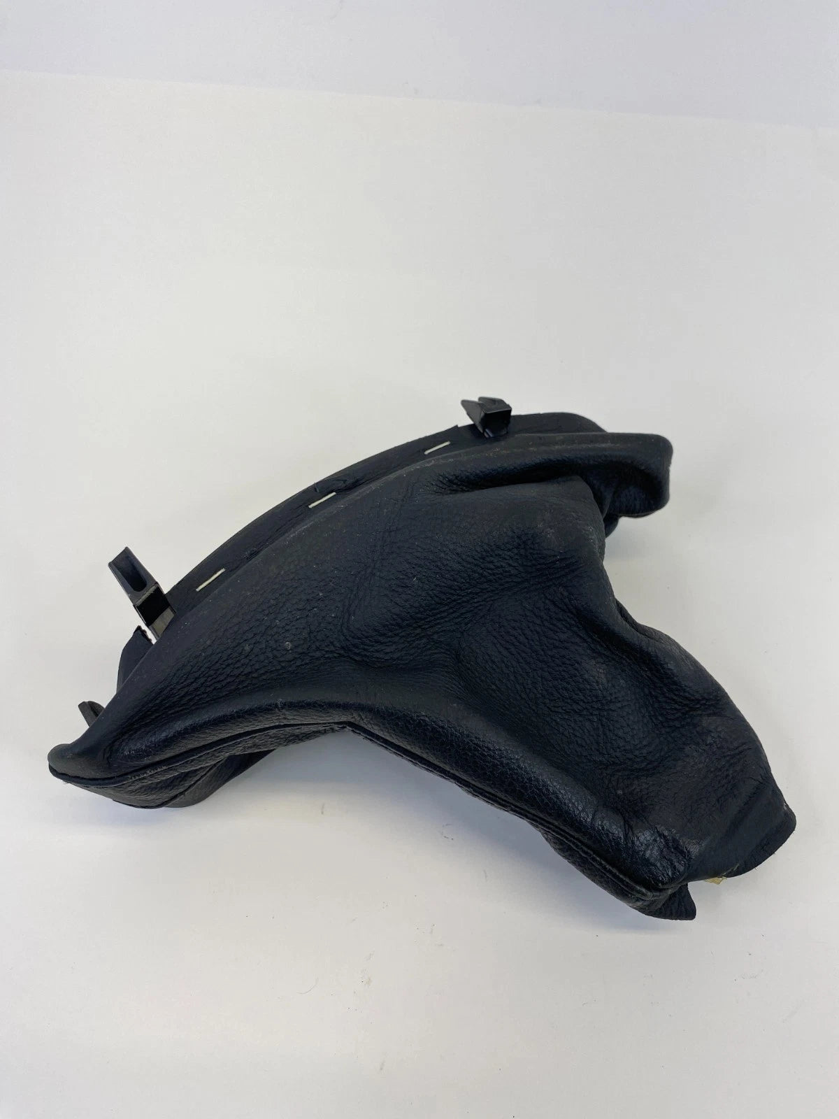 06 07 BMW 530XI EMERGENCY PARKING BRAKE BOOT HANDLE COVER LEATHER 34427034091
