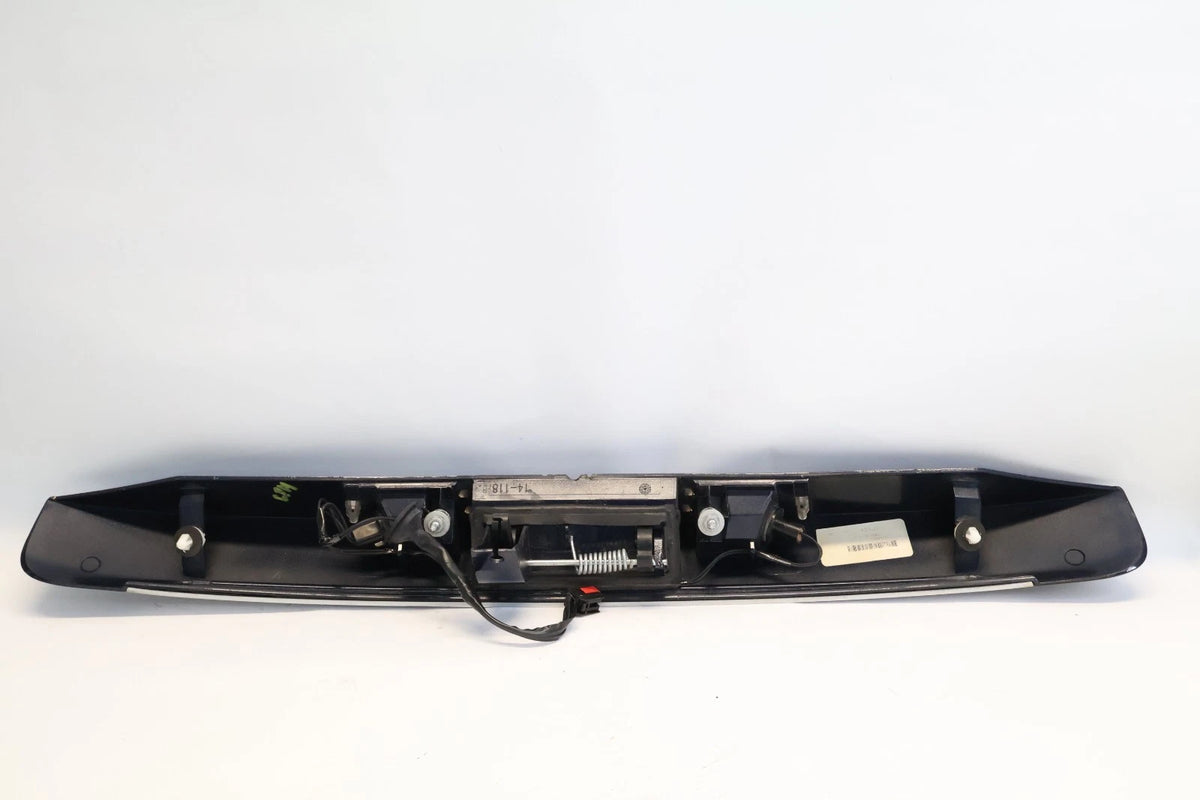 09-17 JEEP PATRIOT COMPASS TRUNK LIFT GATE LID LICENSE PLATE MOLDING BEZEL OEM