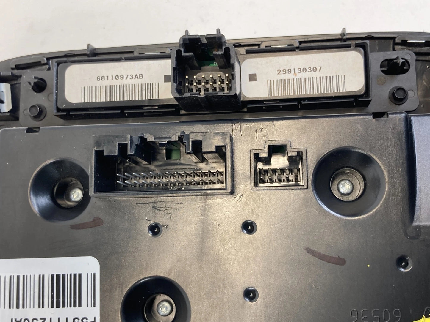 12-20 DODGE GRAND CARAVAN CLIMATE CONTROL TRIM BEZEL W/ AIR VENT P55111236AF OEM