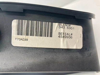 05-07 FORD FREESTYLE SPEEDOMETER INSTRUMENT CLUSTER COVER BEZEL 5F9374044D70A