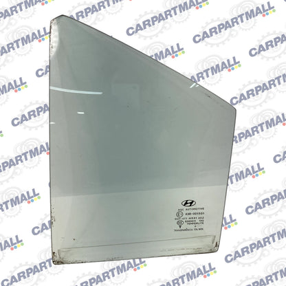 06-11 HYUNDAI ACCENT SEDAN REAR LEFT SIDE DOOR WINDOW FIXED VENT QUARTER GLASS
