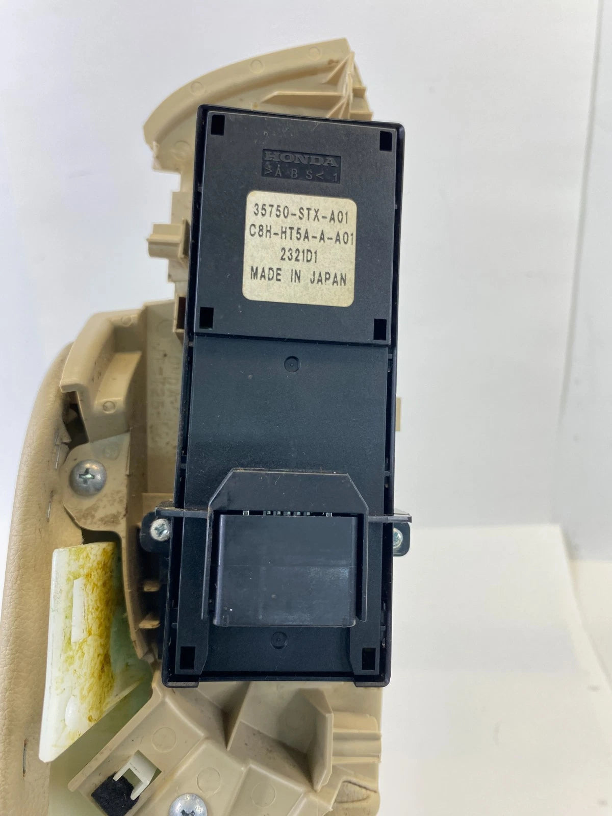 07-13 ACURA MDX FRONT LEFT MASTER WINDOW SWITCH W INNER ARMREST 35750STXA01 OEM