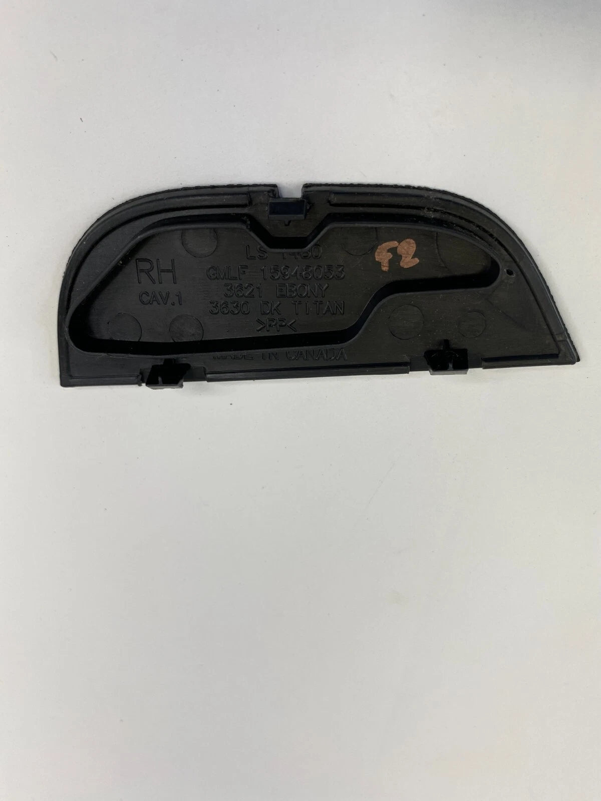 2009-2012 CHEVROLET TRAVERSE FRONT RIGHT DOOR ARMREST CAP COVER OEM 15948053