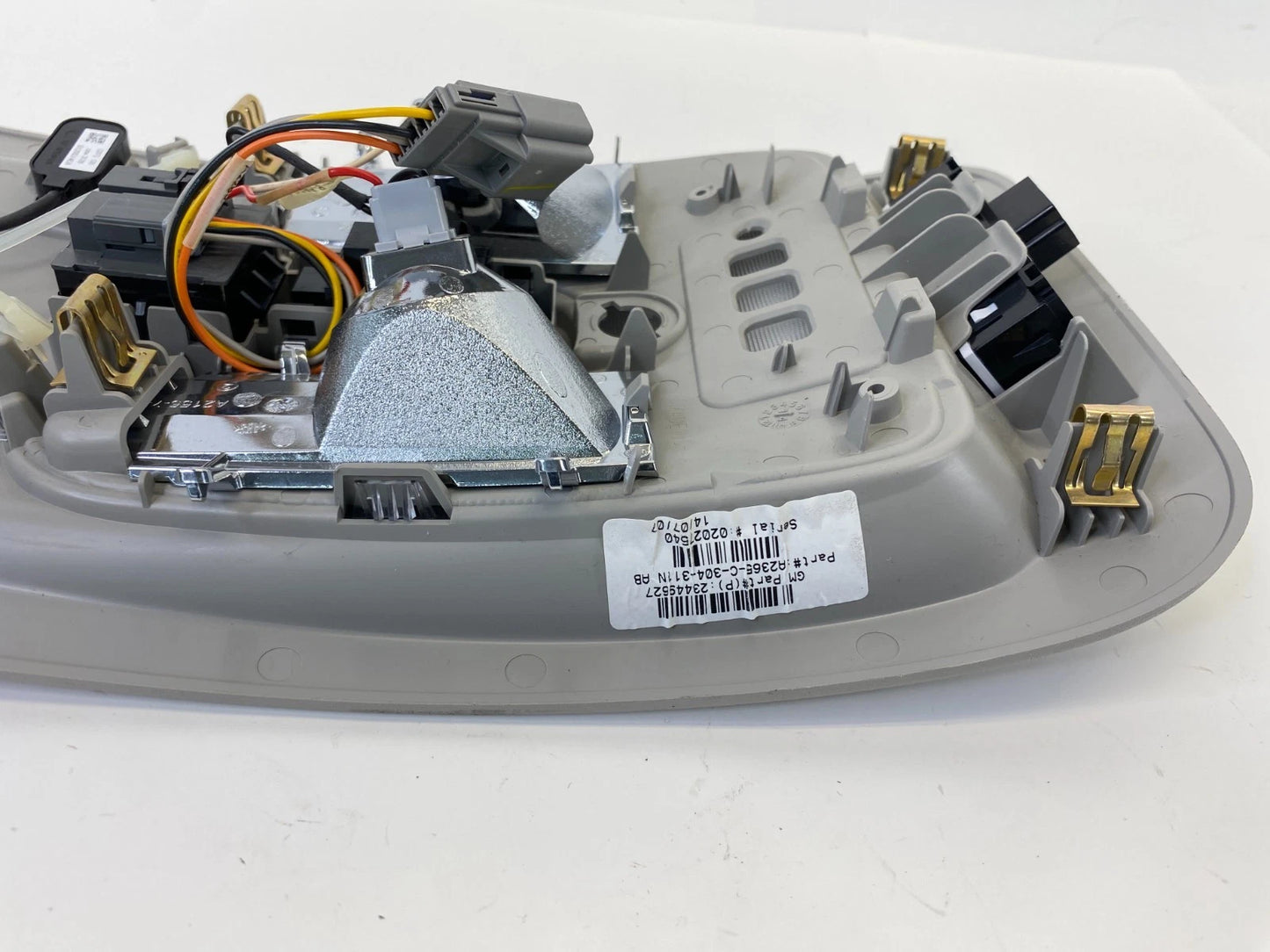 10-17 CHEVROLET EQUINOX ROOF CONSOLE DOME MAP LIGHT LAMP NO SUNROOF 23449627 OEM