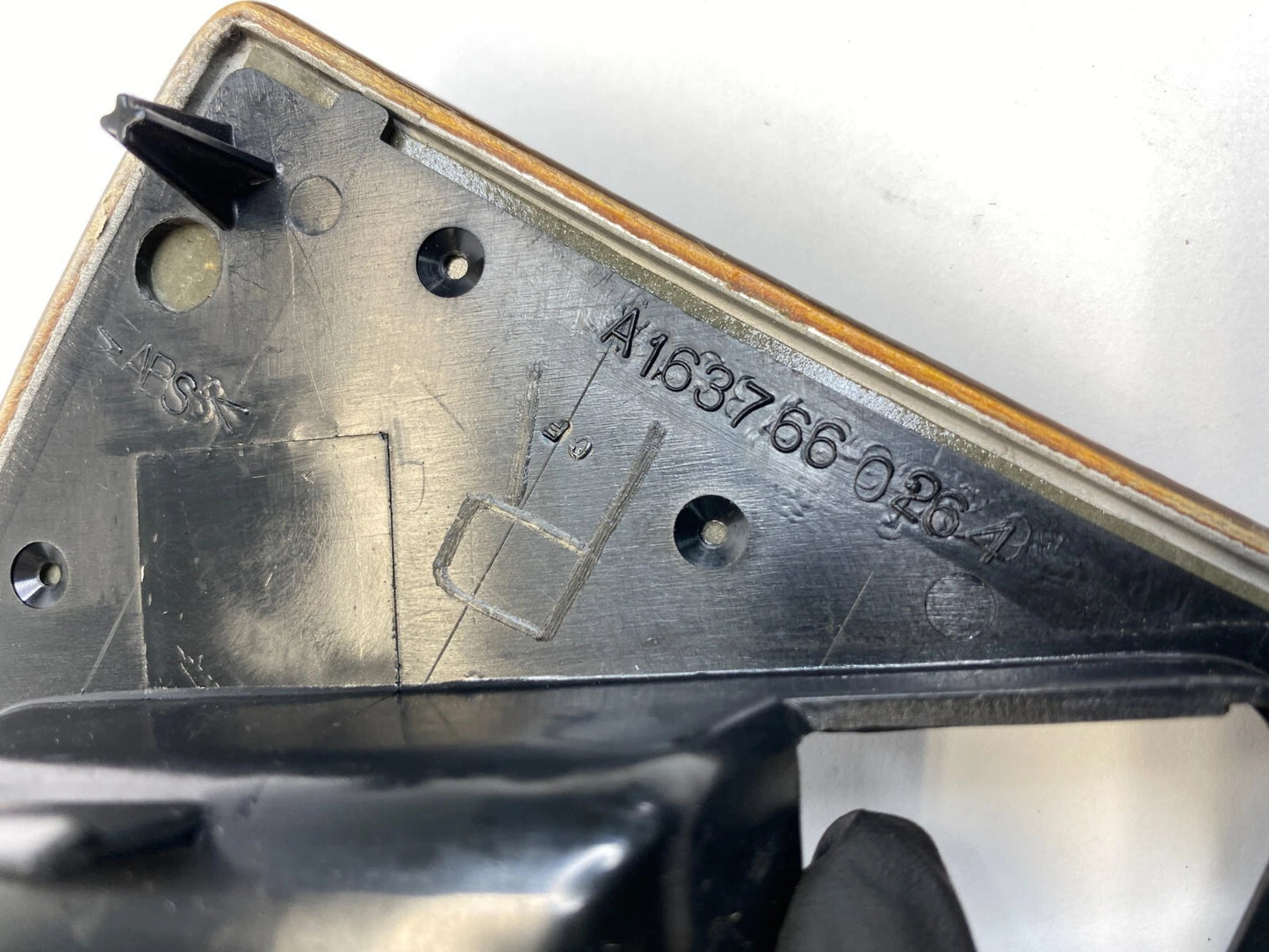 2000-2003 MERCEDES-BENZ ML320 REAR RIGHT INTERIOR DOOR HANDLE BEZEL A1637660264