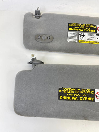 01 02 LEXUS RX300 FRONT LEFT RIGHT OVERHEAD ROOF SUN VISOR MIRROR SET PAIR OEM