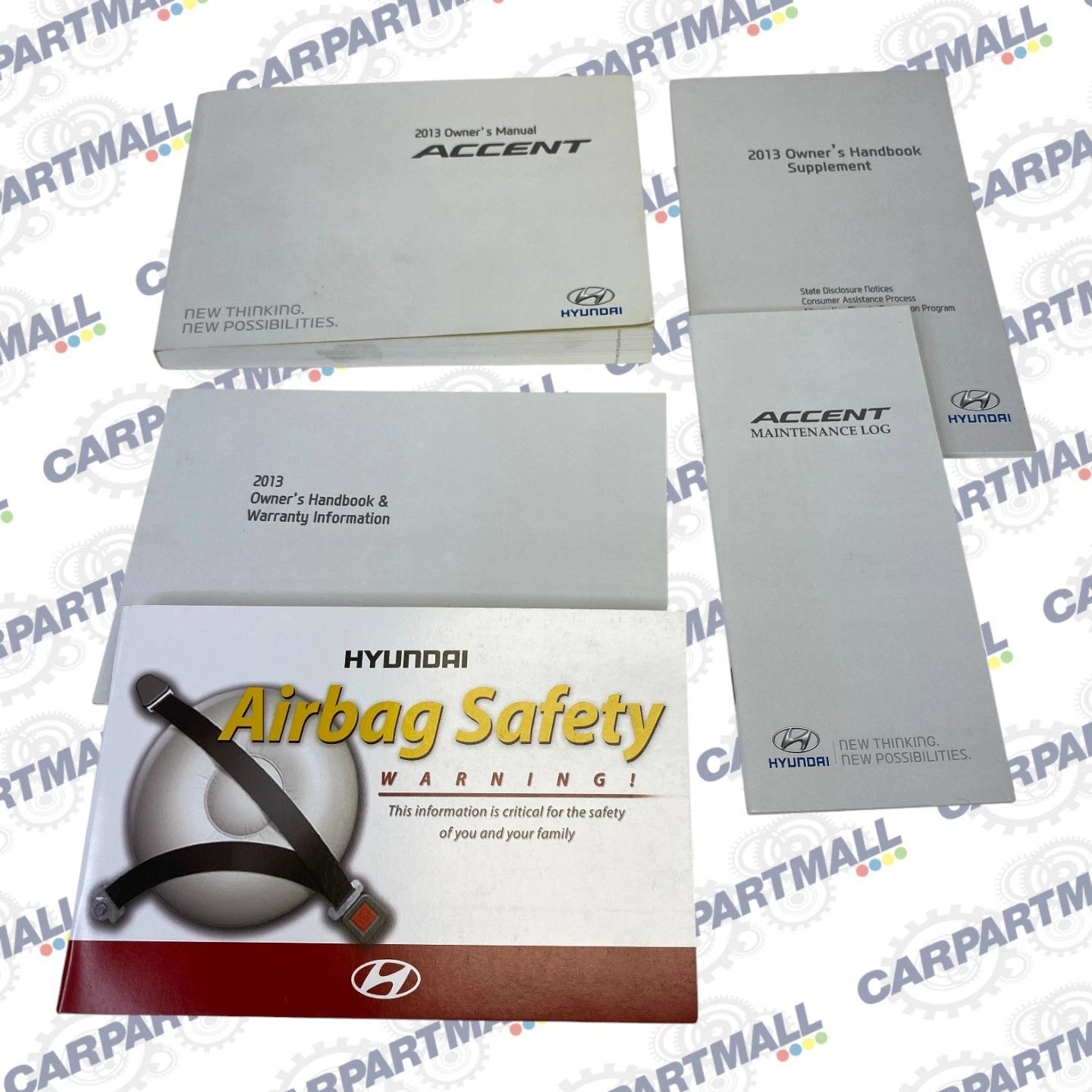 2013 HYUNDAI ACCENT OWNERS USER MANUAL WARRANTY INFORMATION HANDBOOK SET OEM