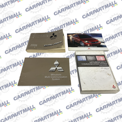 2009 09 Mitsubishi Galant Ralliart Owner's Manual Warranty Guide Set OEM