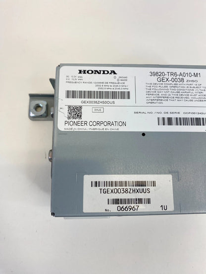 2014 2015 Honda Civic XM Satellite Radio Antenna Control Module 39820-TR6-A010