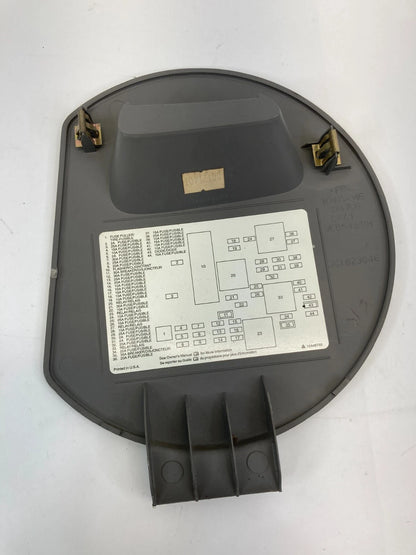 01-05 PONTIAC AZTEK RIGHT SIDE CENTER CONSOLE FUSE PANEL ACCESS COVER 10423046