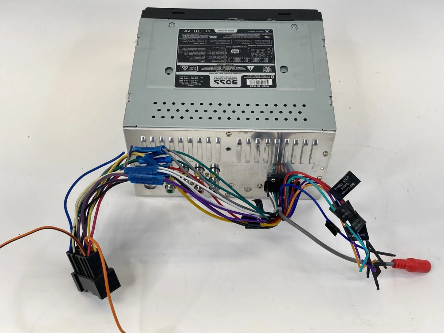 BOSS AUDIO BV755B DVD PLAYER RECEIVER BLUETOOTH DOUBLE-DIN, 6.2" TOUCHSCREEN