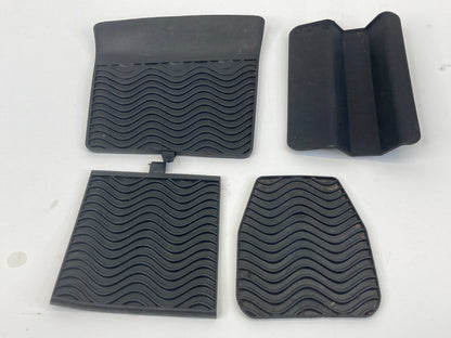 2003-2011 Saab 9-3 93 Sedan Center Console Rubber Mat Liner Set 12790314 OEM