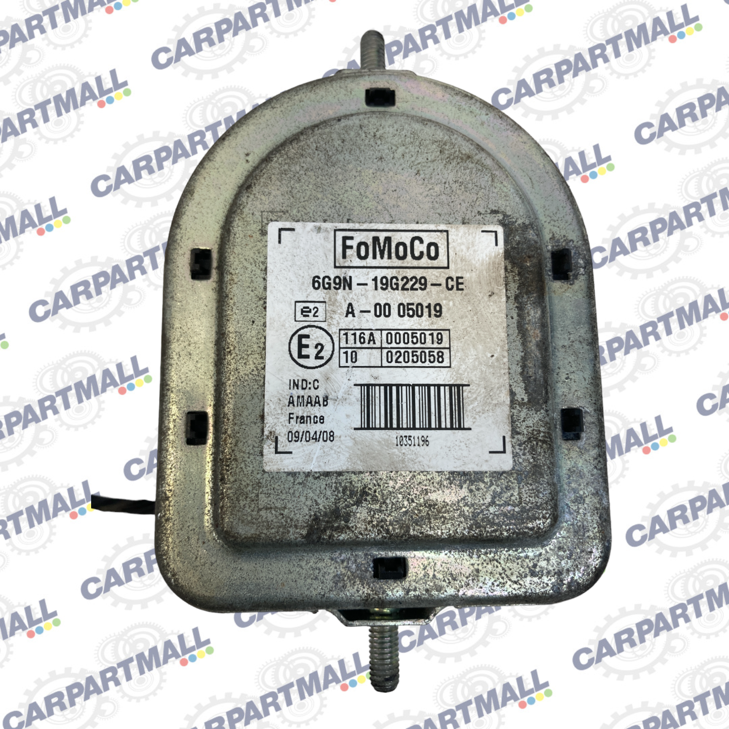 2008-2016 Volvo XC70 3.2L A/T Siren Horn Computer Control Module 6G9N-19G229-CE