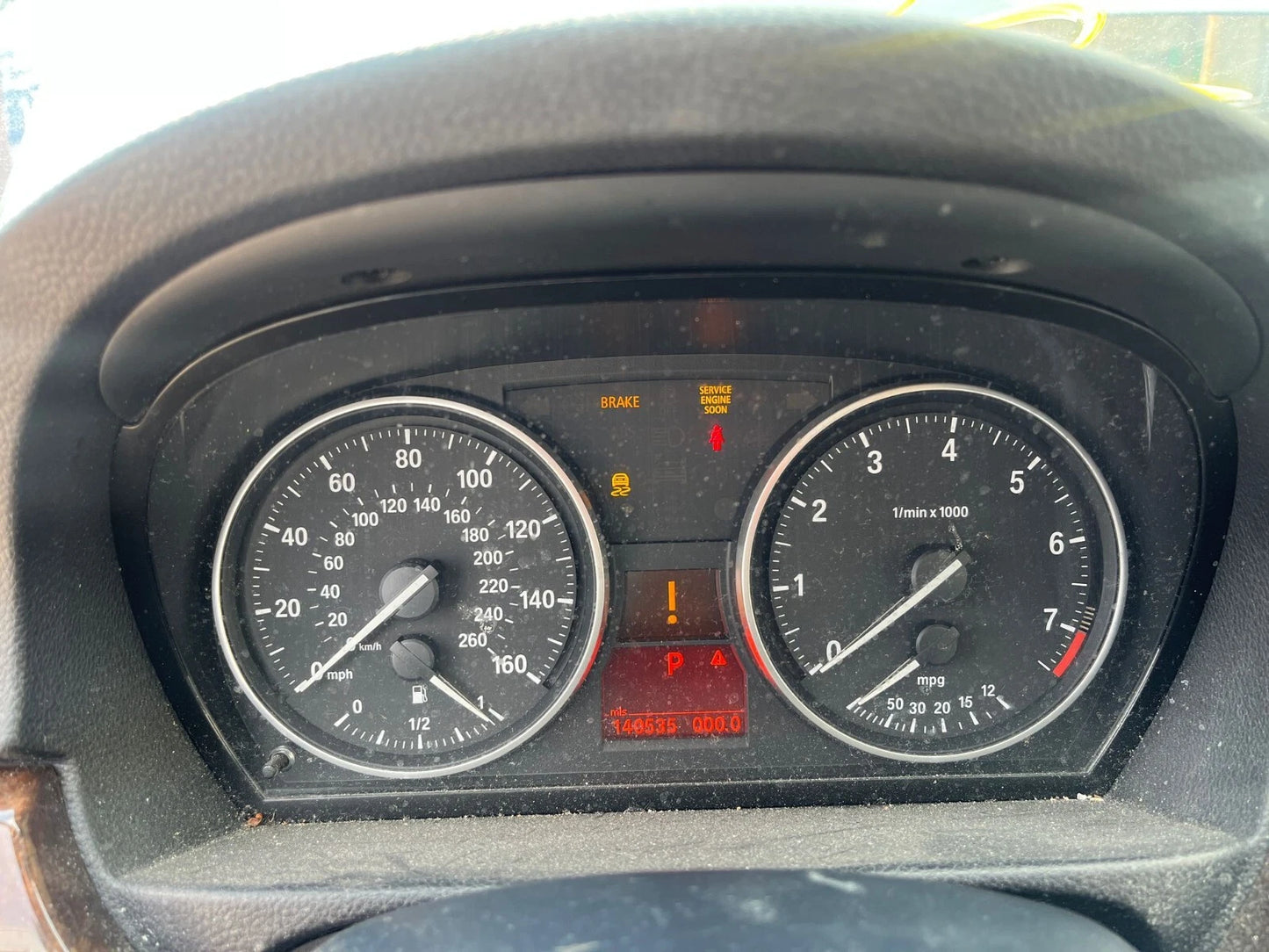 2009-2012 BMW 328I XDRIVE E90 DASH INSTRUMENT CLUSTER SPEEDOMETER 149K MILES OEM