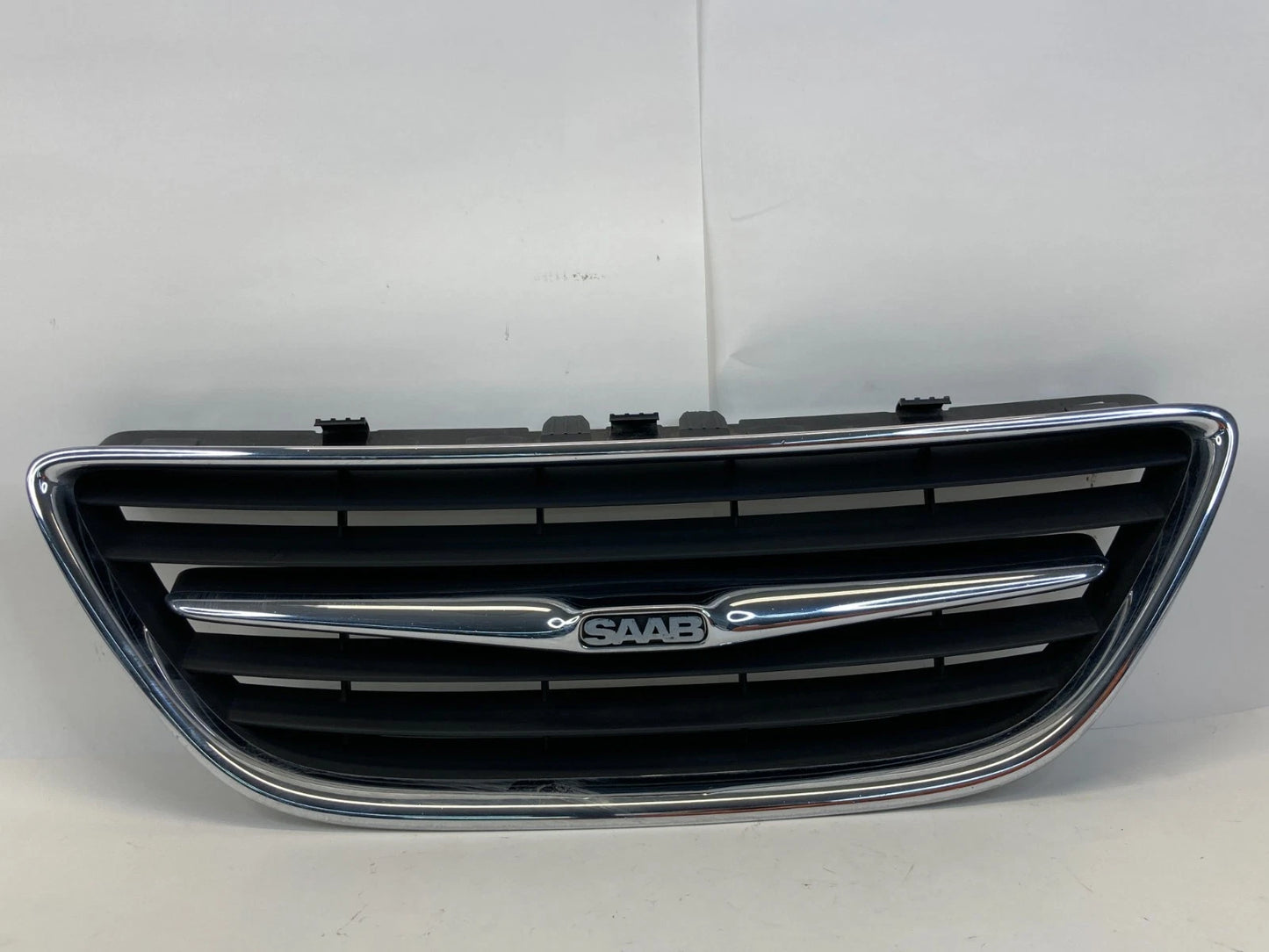 2003-2007 Saab 9-3 Convertible Front Bumper Radiator Center Grille Chrome OEM