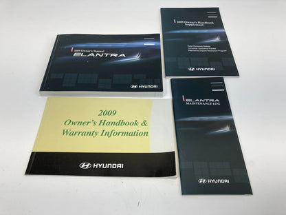 2009 HYUNDAI ELANTRA SEDAN OWNER'S OWNERS MANUAL GUIDE WARRANTY INFORMATION