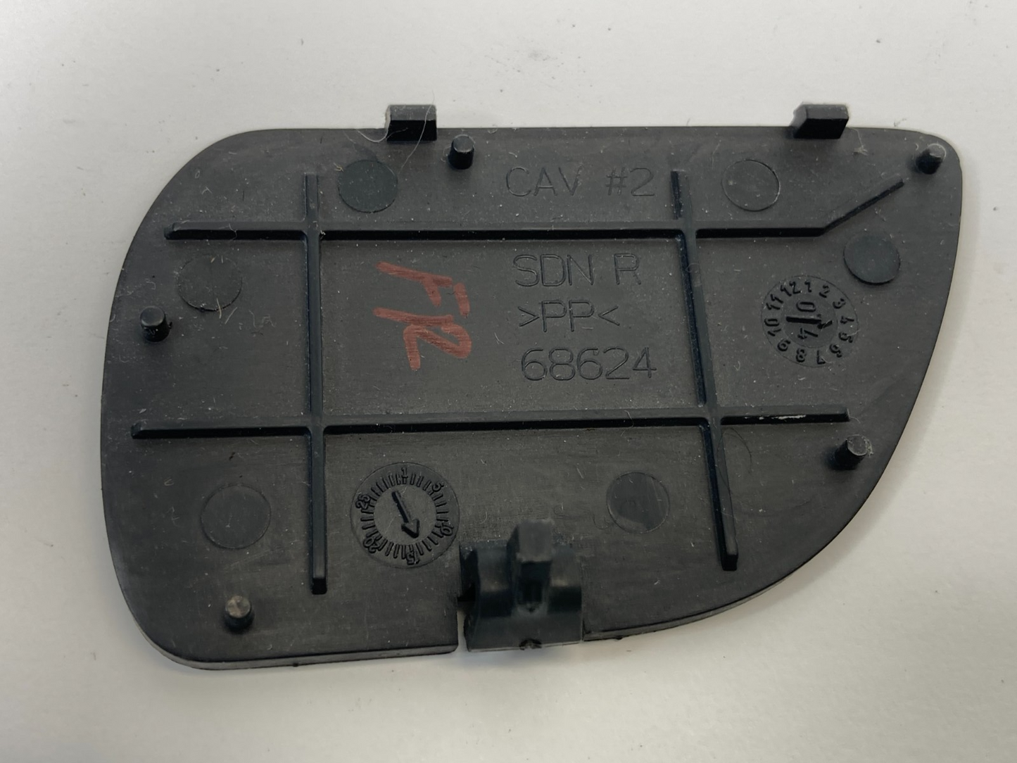 03-07 Honda Accord Coupe Front Right Interior Door Handle Cap Trim 68624-SDN OEM