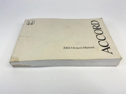 2002 HONDA ACCORD SEDAN OWNERS MANUAL HANDBOOK GUIDE OEM