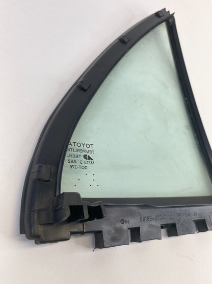 03-08 Toyota Corolla Rear Left Back Door Quarter Vent Window Glass 68189-02040