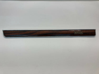 1990-1993 CHRYSLER IMPERIAL FRONT DASH PASSENGER SIDE WOODGRAIN TRIM 5265263 OEM