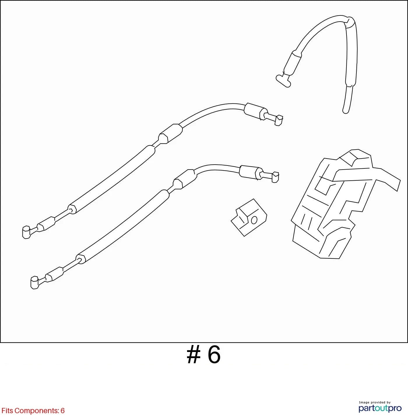 2013-2017 HYUNDAI ELANTRA GT REAR LEFT SIDE DOOR LOCK LATCH ACTUATOR 81410-A5100