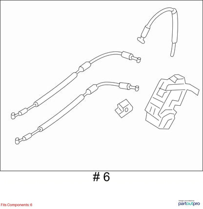 2013-2017 HYUNDAI ELANTRA GT REAR LEFT SIDE DOOR LOCK LATCH ACTUATOR 81410-A5100