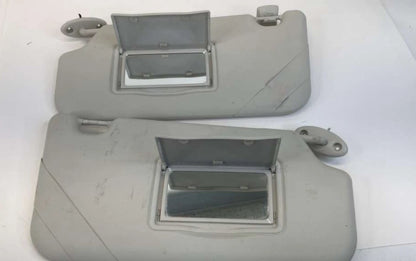 2012-2015 FORD FOCUS FRONT RIGHT & LEFT SIDE SUN VISOR W/ MIRROR SET PAIR OEM