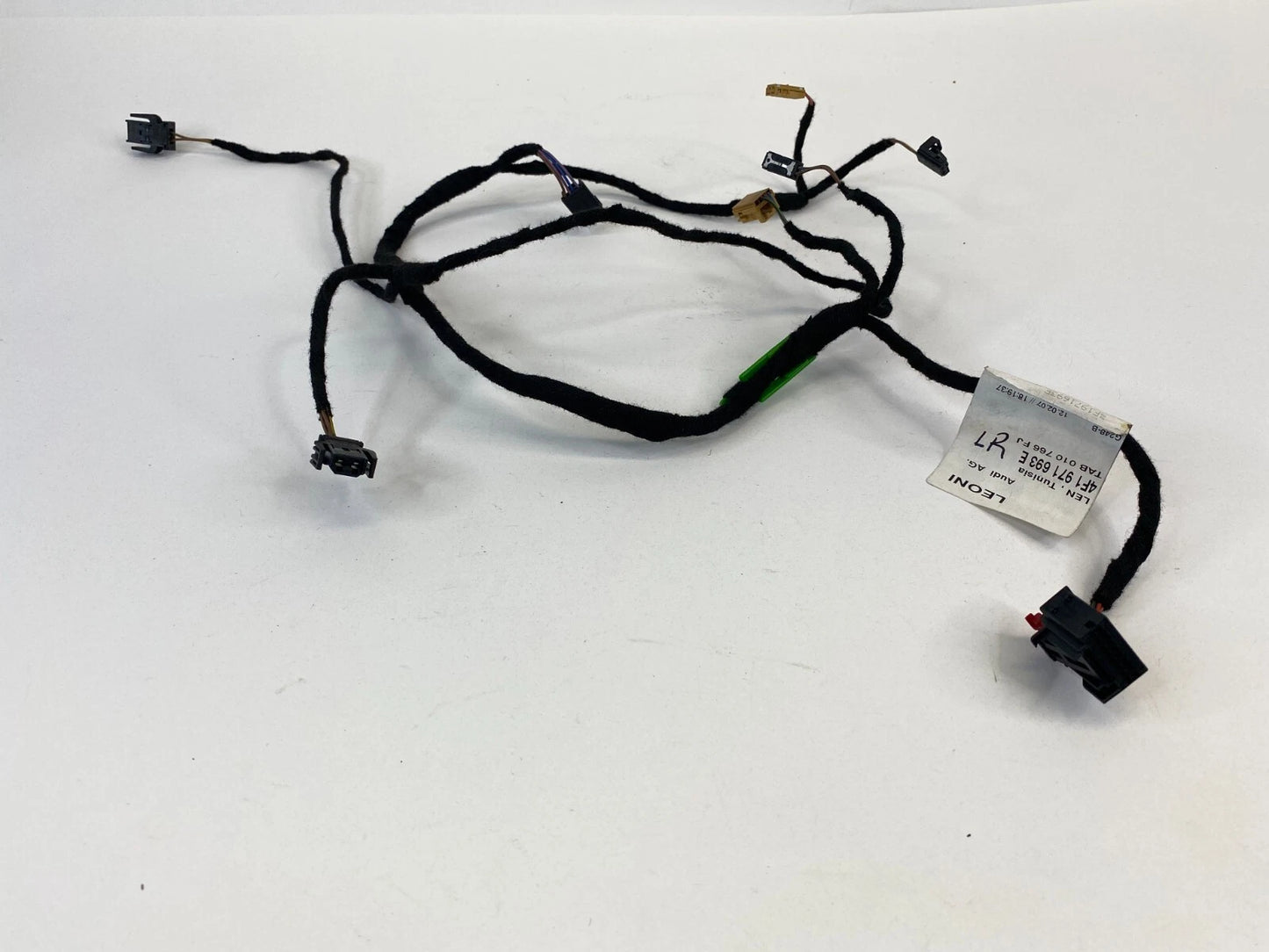 2005-2011 AUDI A6 QUATTRO REAR LEFT SIDE DOOR WIRING WIRE HARNESS 4F1971693E OEM