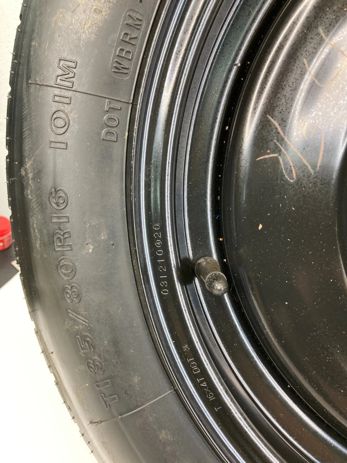 2010-2014 SUBARU LEGACY EMERGENCY SPARE TIRE WHEEL RIM COMPACT DONUT T135/80R16