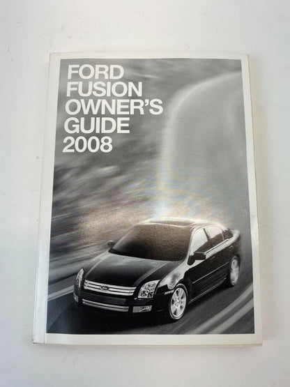 2008 FORD FUSION OWNERS MANUAL SET WITH CASE WARRANTY MAINTENANCE GUIDE OEM