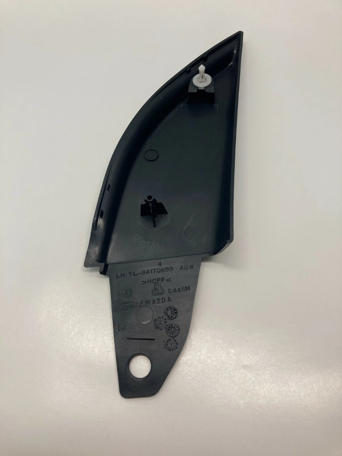 01-07 FORD ESCAPE FRONT LH SIDE MIRROR INNER COVER TRIM PANEL YL8417D699ABW OEM