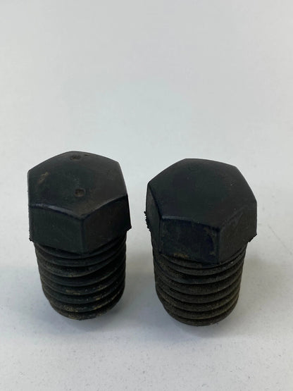 2006-2011 CHEVROLET HHR FRONT HOOD BUMPER RUBBER ADJUST PAIR SET OEM