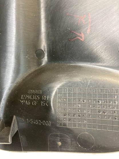 03-11 Saab 9-3 Sedan Front Right Passenger Interior Door Corner Cover 12794345